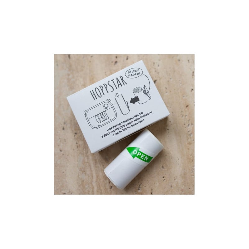 Hoppstar Recarga 3 Rollos Papel Adhesivo