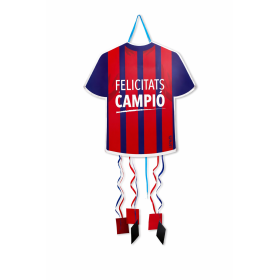 Piñata Camiseta Fútbol Azul Y Granate De Partilandia