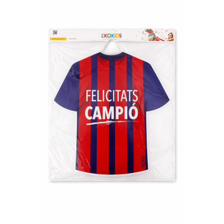 Piñata Camiseta Fútbol Azul Y Granate