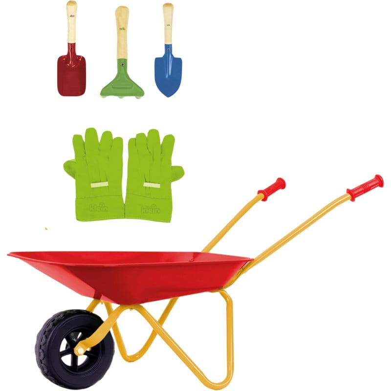 Carretilla Metal Con Accesorios