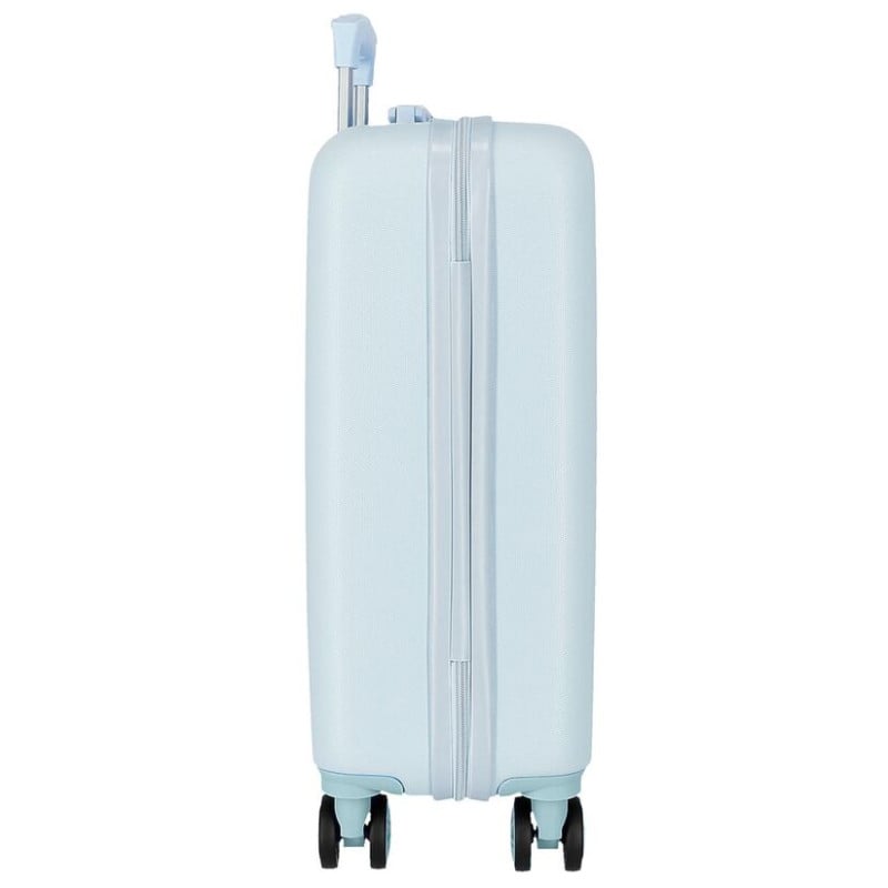 Maleta De Cabina 55 cm Azul Claro Con Corazones
