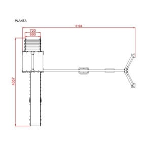 Parque infantil Tokio con columpio doble   2