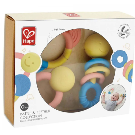 Hape Sonajero Y Mordedor 3 Pzs