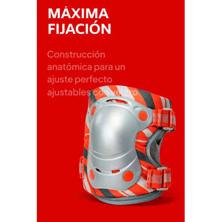 Kit Protecciones Rojo Olsson Brothers Talla XS/S