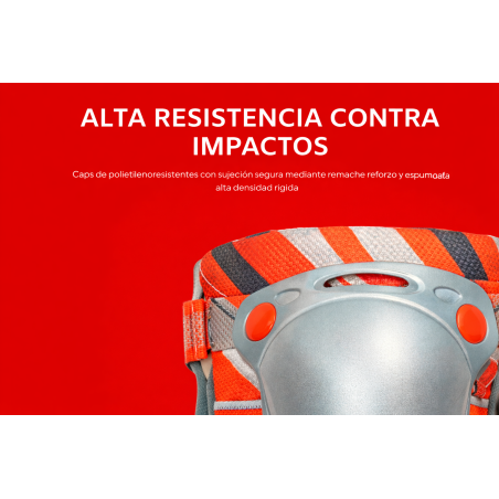 Kit Protecciones Rojo Olsson Brothers Talla XS/S