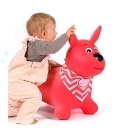 Ludi Perro Saltarín Rosa 2