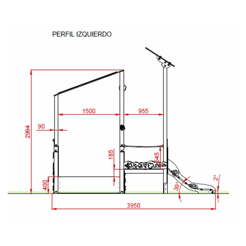 Parque infantil MALI adaptado  