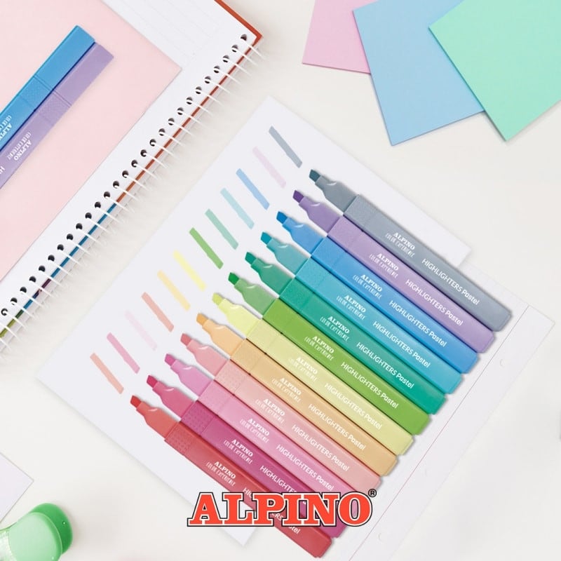 Alpino Subrayadores Pastel Color Experience