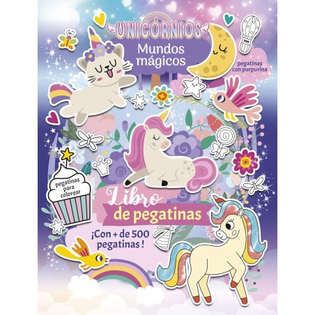 Unicornio Mundos Mágicos: Libro Pegatinas De Logística Libros