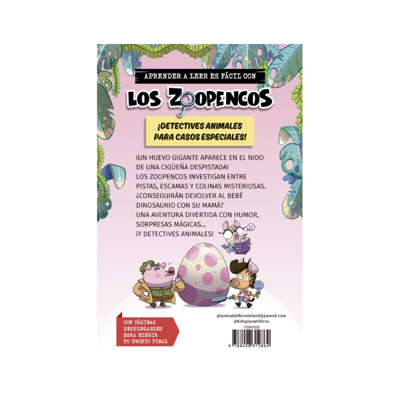 Aprende A Leer Con...¡Los Detectives Zoopencos! 10: Pita La Dinosauria