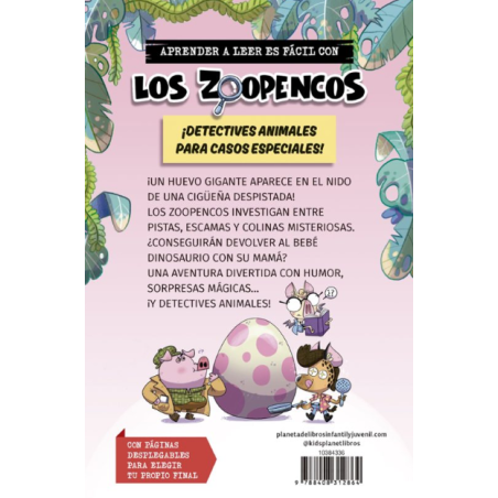 Aprende A Leer Con...¡Los Detectives Zoopencos! 10: Pita La Dinosauria