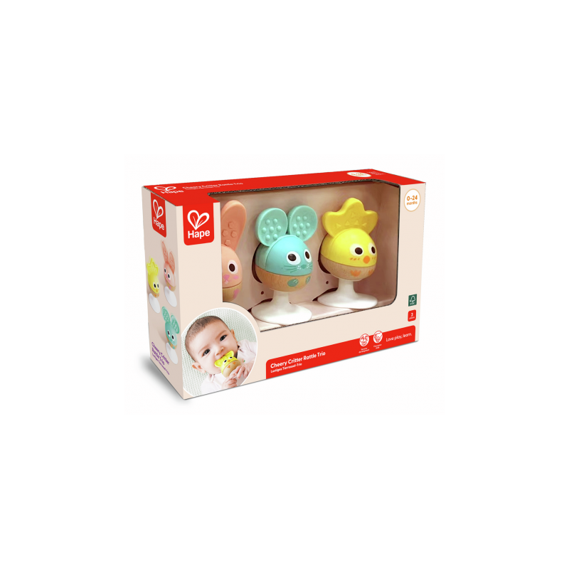 Set Sonajero Y Mordedor Adhesivos