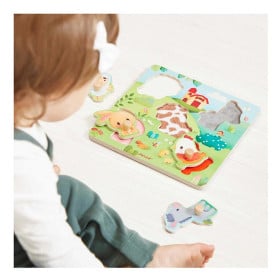 Puzzle Tactil De La Granja 2