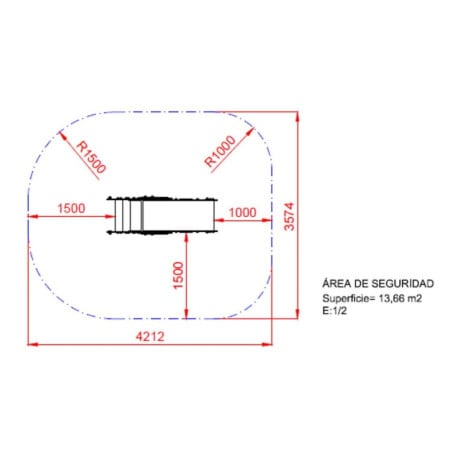 Tobogán COCODRILO Baby 60 cm  