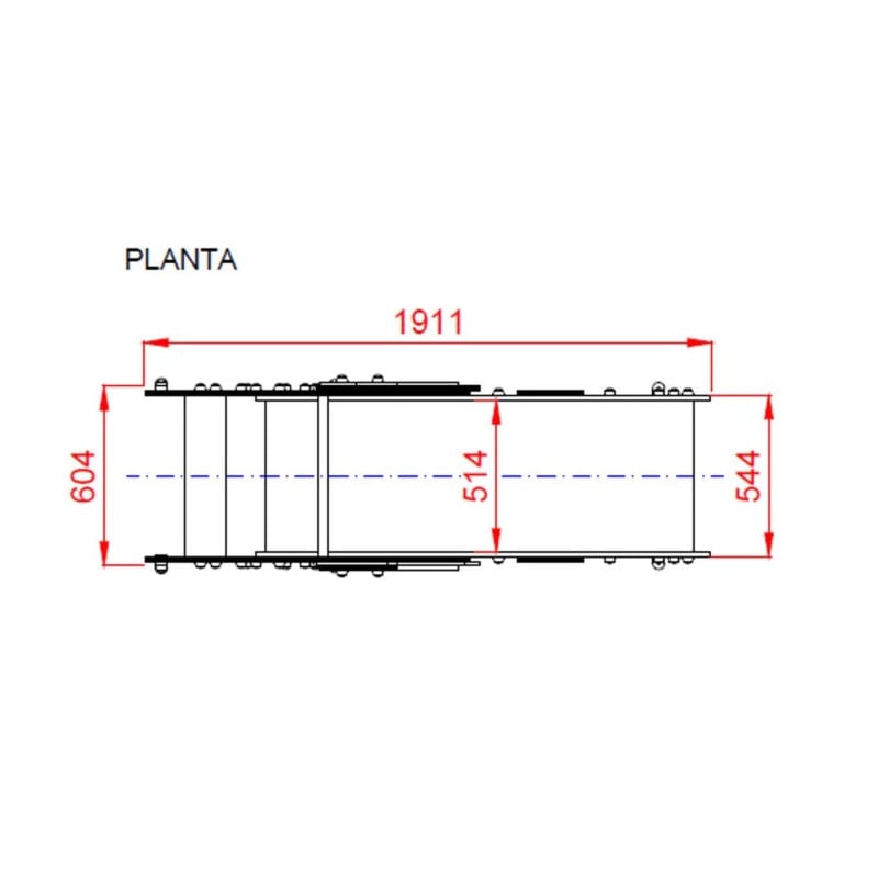 Tobogán COCODRILO Baby 60 cm  