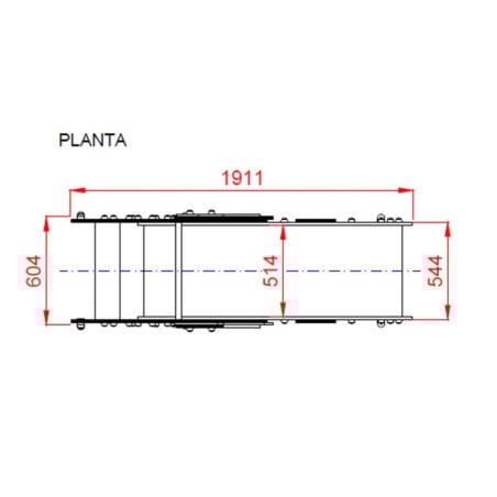 Tobogán COCODRILO Baby 60 cm  