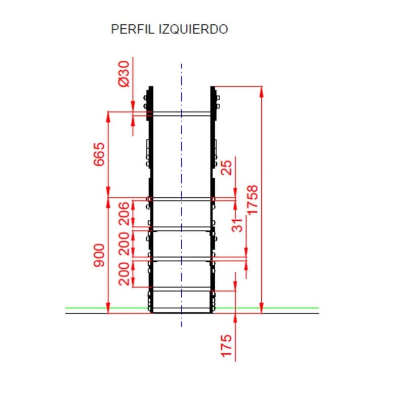 Tobogán COCODRILO Mini 90 cm  