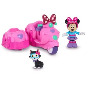 Minnie Mouse Con Moto Y Sidecar