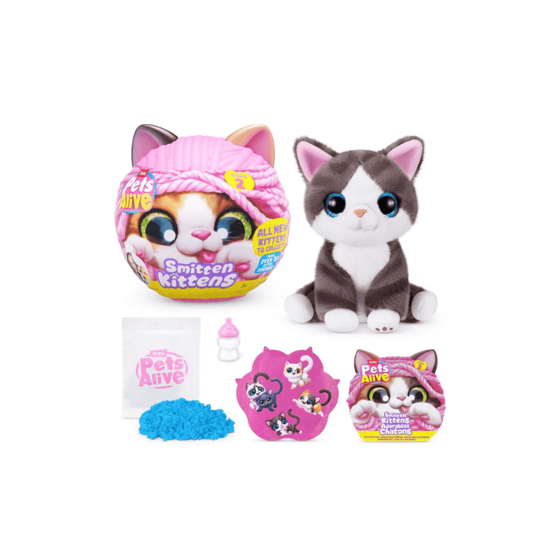 Pets Alive Smitten Kittens Series 2 Gatito Interactivo Sorpresa
