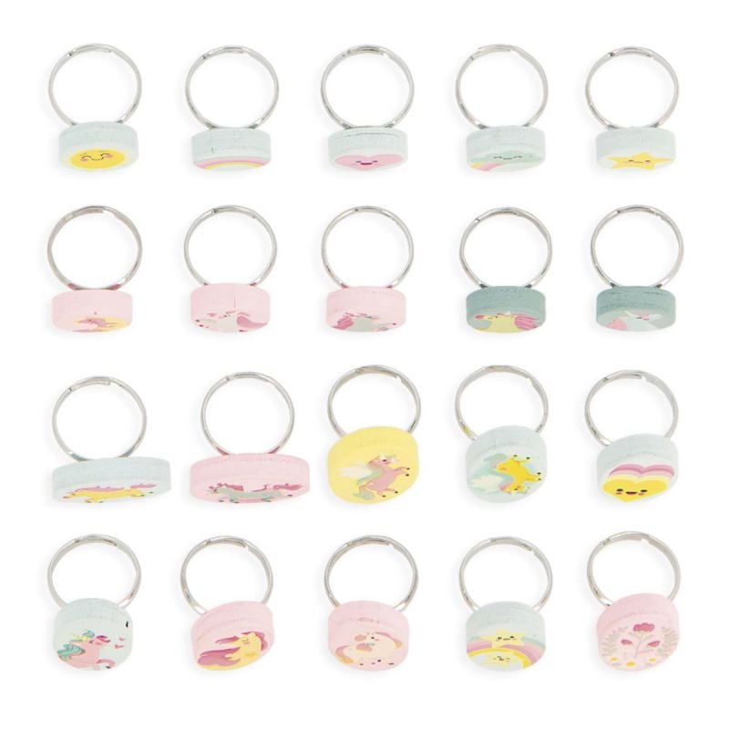 Anillos Ajustables De Unicornio