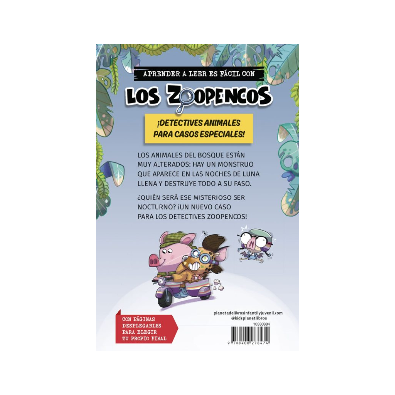Aprende A Leer Con...¡Los Detectives Zoopencos! 3: Luna Llena Y El Búho-Lobo