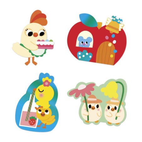 Janod 50 Pegatinas Grandes De Primavera