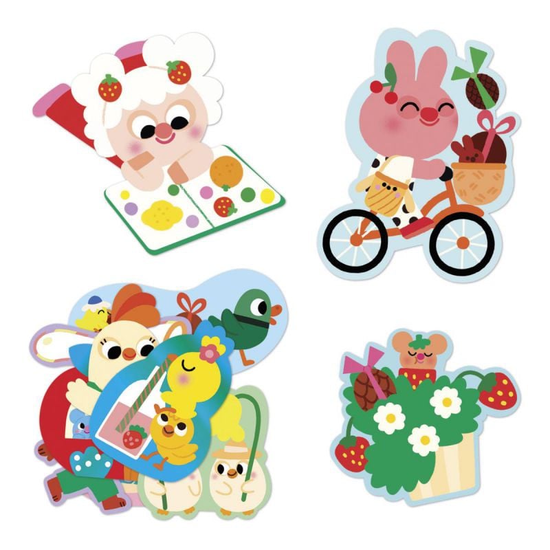 Janod 50 Pegatinas Grandes De Primavera