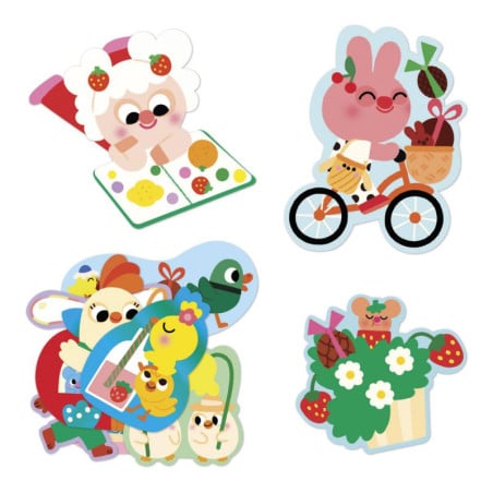 Janod 50 Pegatinas Grandes De Primavera