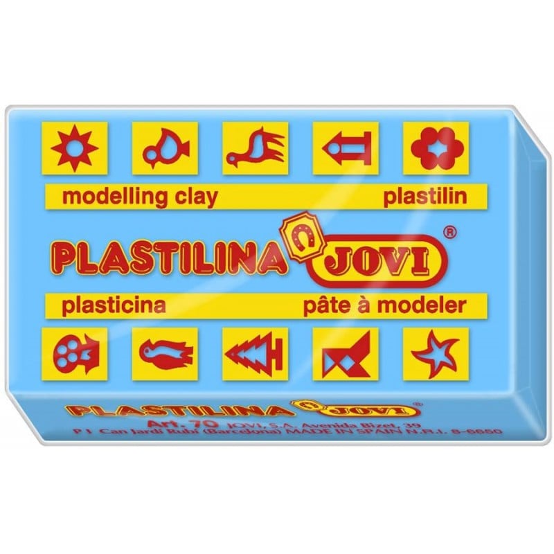 Jovi Lingote de Plastilina 50G Azul Claro