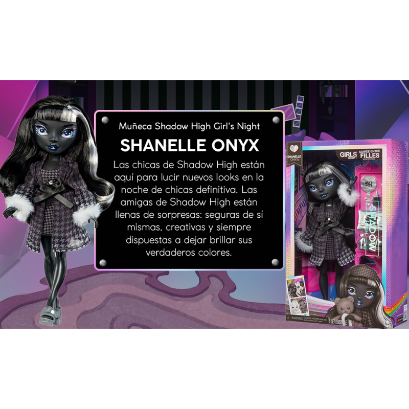 Shadow High Fashion Girls Night Shanelle Onyx