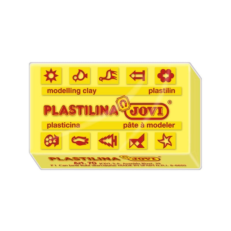 Jovi Lingote de Plastilina 50G Amarillo