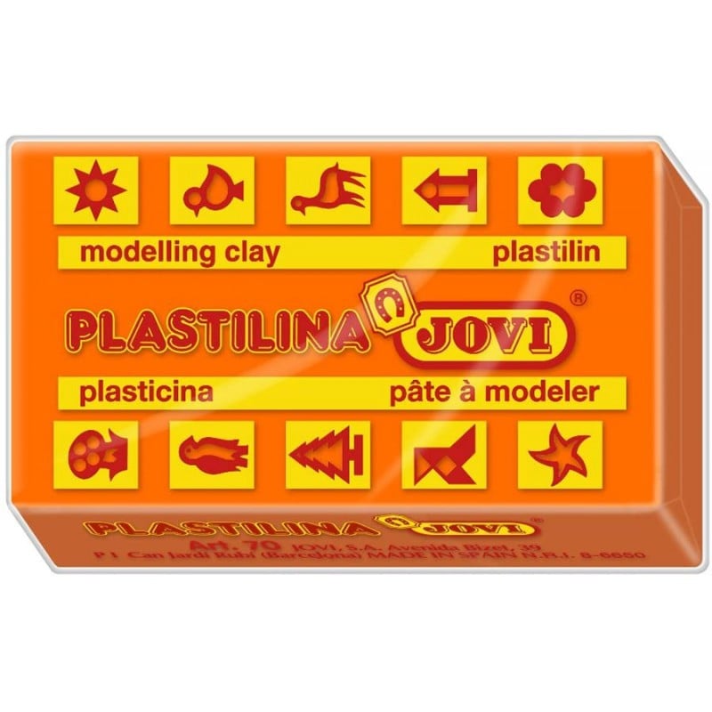 Jovi Lingote de Plastilina 50G Naranja