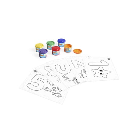 Maletín Pintura de Dedos Aprendiendo Números