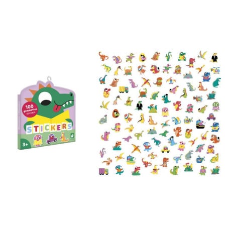 Janod 100 Pegatinas Dinosaurios