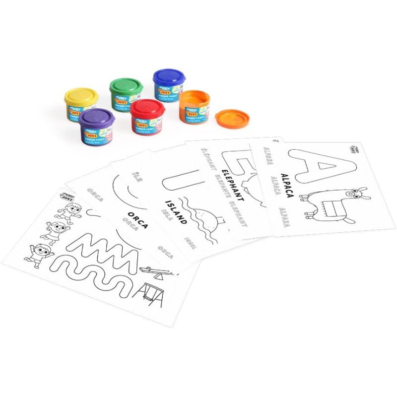 Jovi Maletín My First Pintura de Dedos Aprendo las Vocales