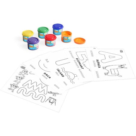 Jovi Maletín My First Pintura de Dedos Aprendo las Vocales