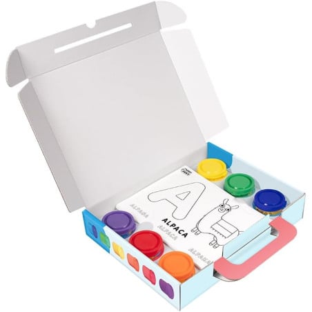 Jovi Maletín My First Pintura de Dedos Aprendo las Vocales