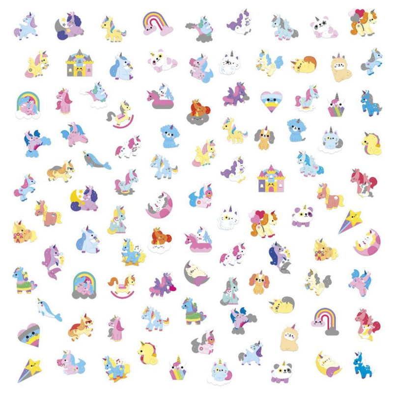 Janod 100 Pegatinas Unicornios