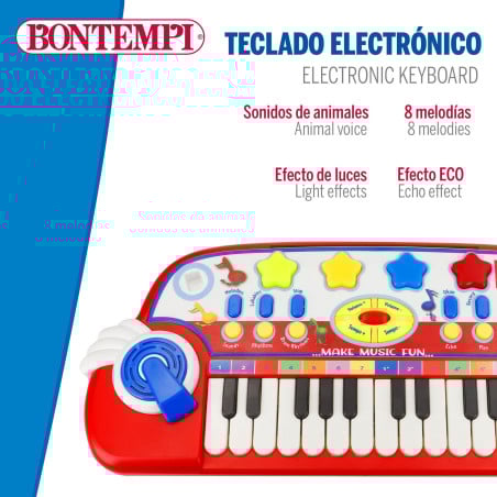 Organo Electronico 24 Tecl Con Micrófono