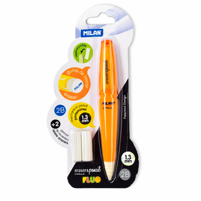 Portaminas Capsule Flúor Con 2 Gomas