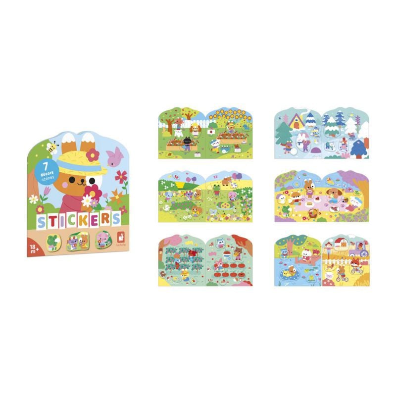 Janod Cuaderno de Pegatinas El Campo