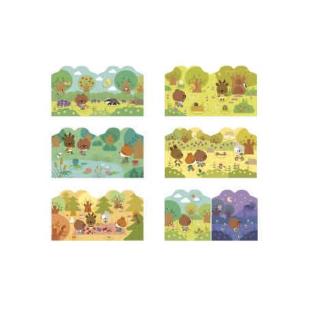 Janod Cuaderno De Pegatinas El Bosque