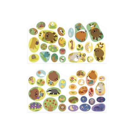 Janod Cuaderno De Pegatinas El Bosque