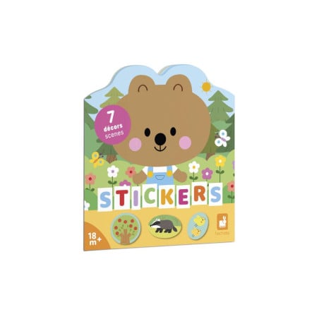 Janod Cuaderno De Pegatinas El Bosque