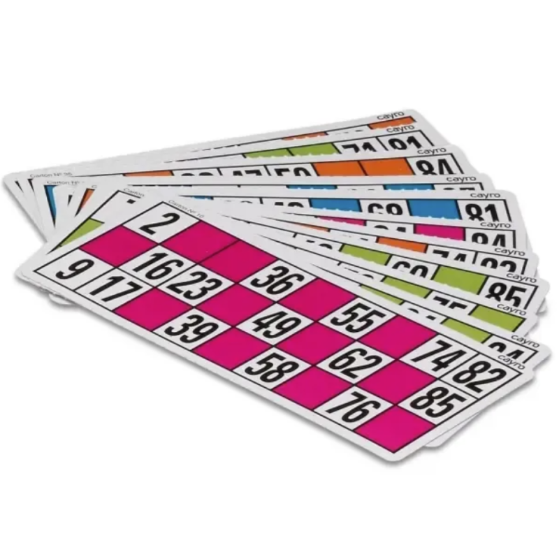 48 Cartones Bingo De Cayro