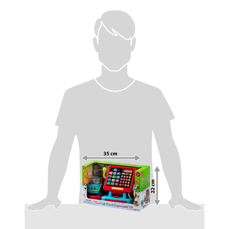 Playgo Registradora Supermercado Táctil Eléctrica Play