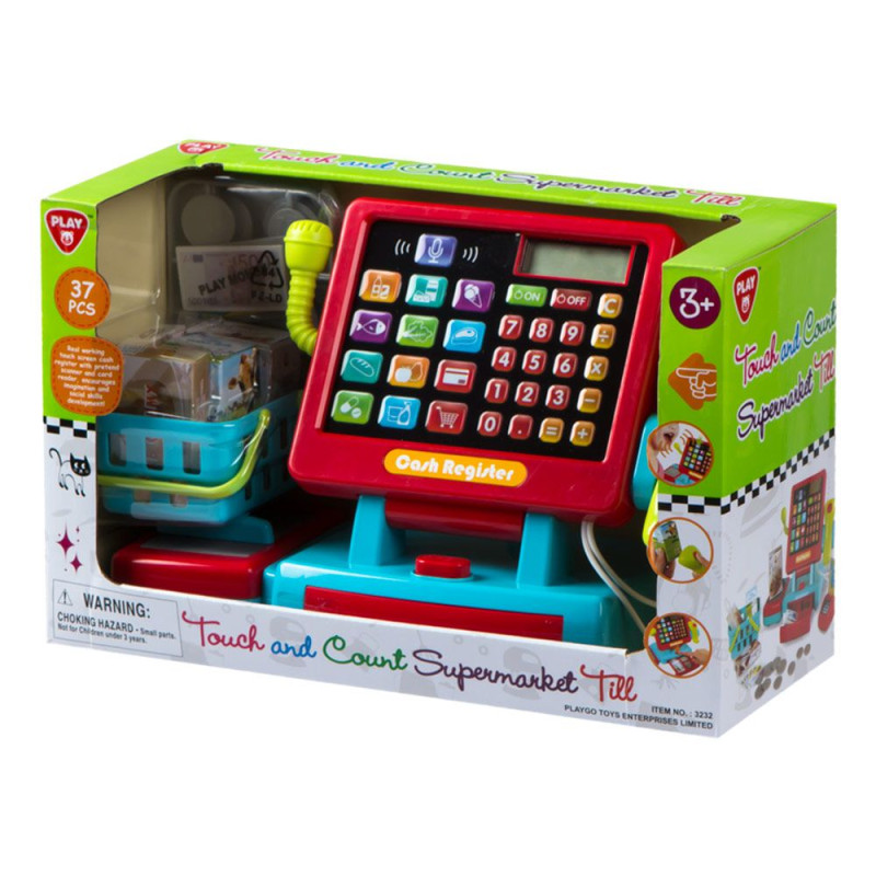 Playgo Registradora Supermercado Táctil Eléctrica Play