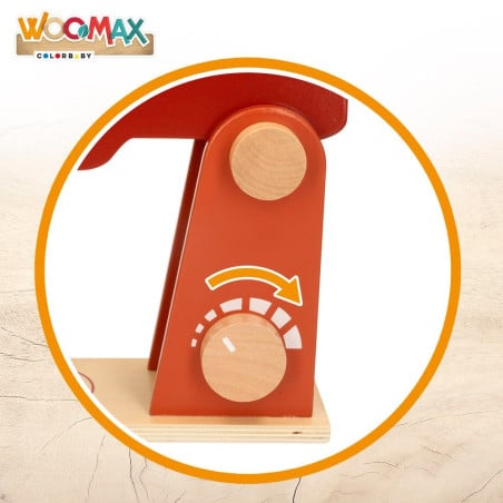 Woomax Mezcladora De Madera Con 7 Accesorios