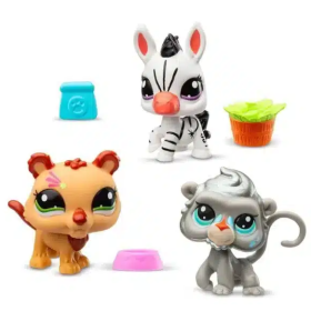 Pack De 3 Mascotas  Little Pet Shop Serie 2 Surtido 2