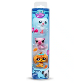 Pack De 3 Mascotas  Little Pet Shop Serie 2 Surtido